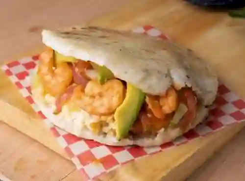 Arepa con Queso Camarón