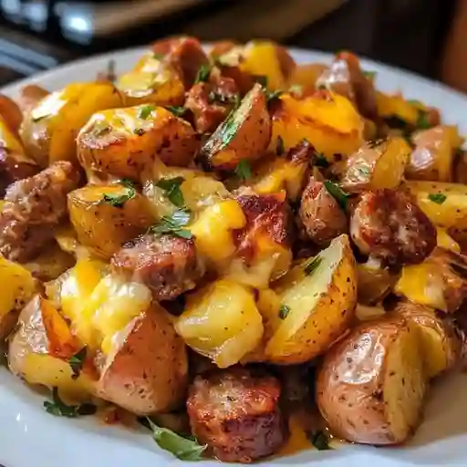 Salchipapa Americana