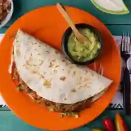 Quesadilla Alambre de Pollo