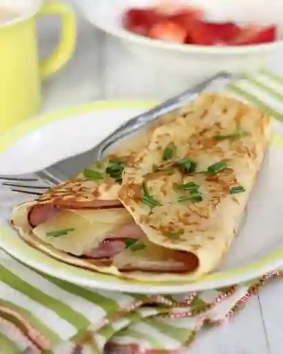 Crepes Jamón y Queso