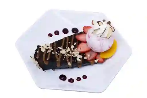 Brownie con Helado