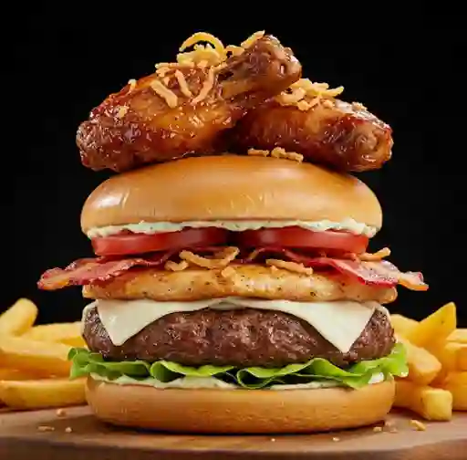 Hamburguesa Doble Mix