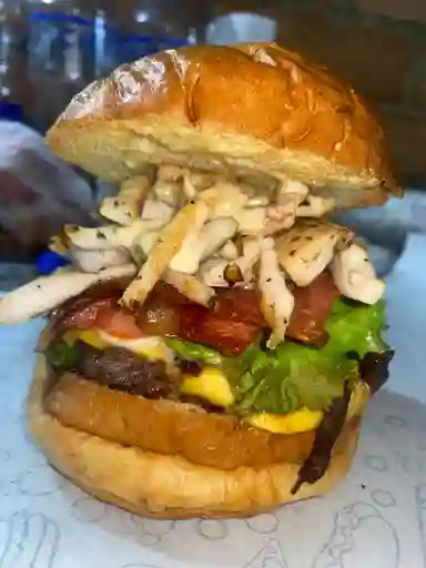 Hamburguesa con Pollo Especiado