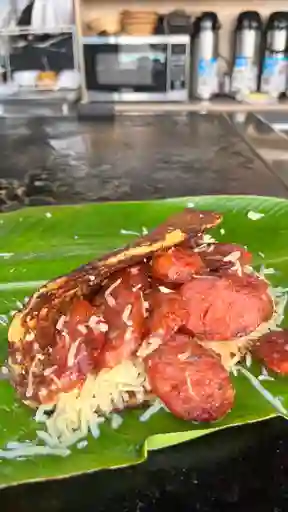 Arepa de Choclo con Chorizo