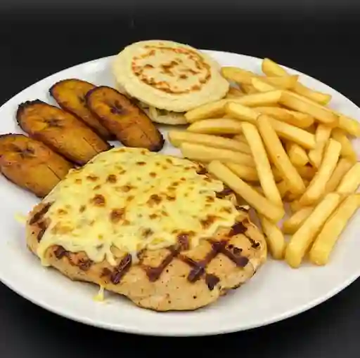 Pechuga Asada 300gr Opción Gratinada O Hawaiana