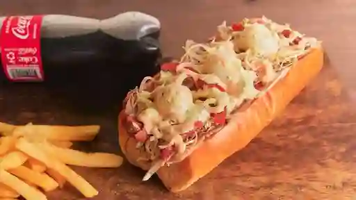 Perro Rancheros con Papas