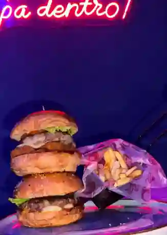 Hamburguesa Mixta (Pollo y Carne Angus)