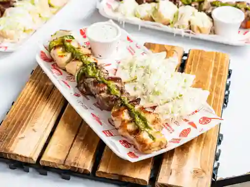 Pincho de Lomo, Pollo