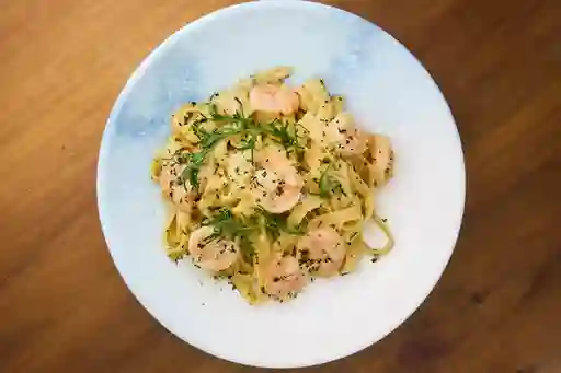 Fetuccini de Camarón a la Crema