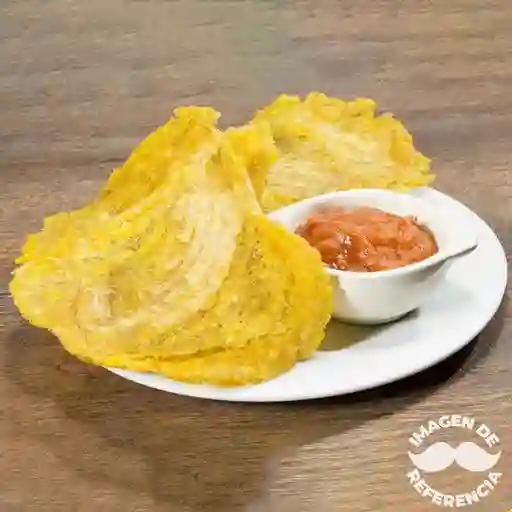 Patacones con Todo