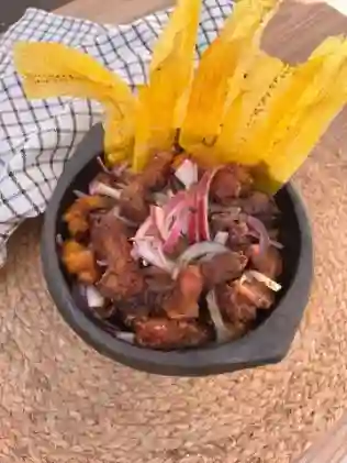 Ceviche de Chicharrón Al Grill