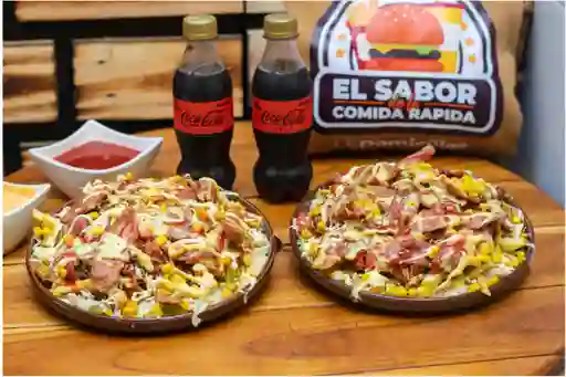 Combo Salchipapa Dúo.