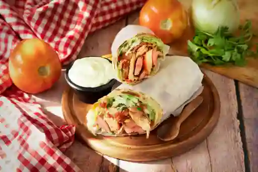 Burro con Guacamole