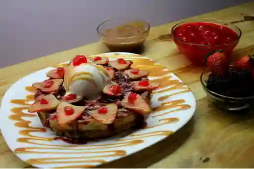 Waffle Frutos Rojos