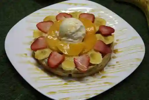 Waffle Frutos Frescos
