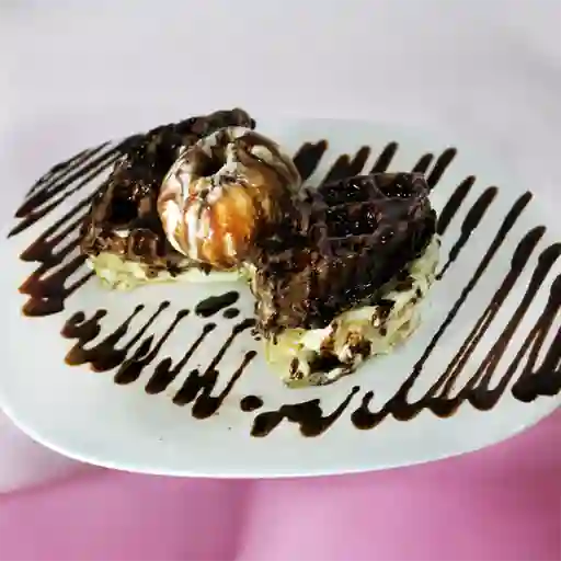 Waffle Eclair de Chocolate