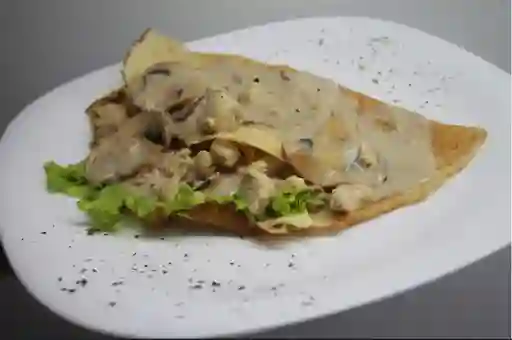 Crepe de Pollo y Champiñones