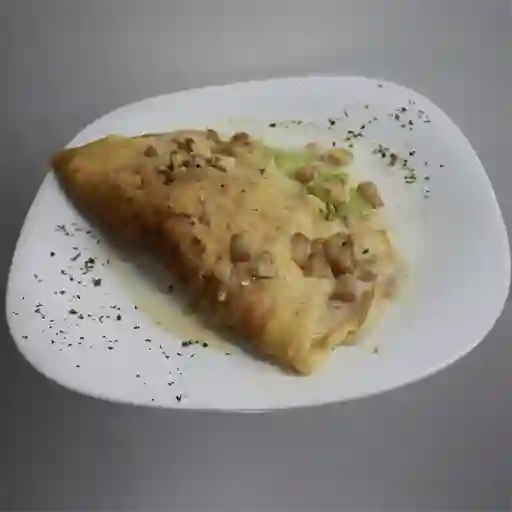 Crepe de Pollo y Tocineta