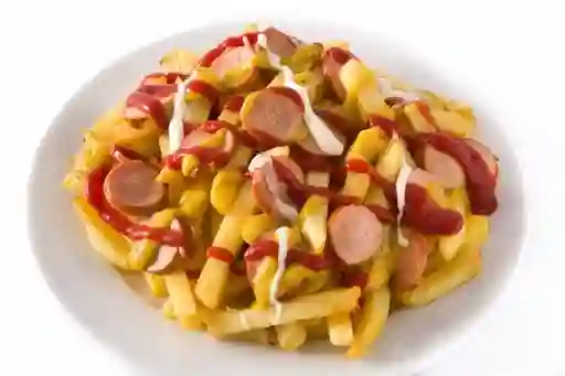 Salchipapa de la Casa