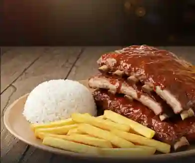 Combo De Costillas Ahumadas Bbq