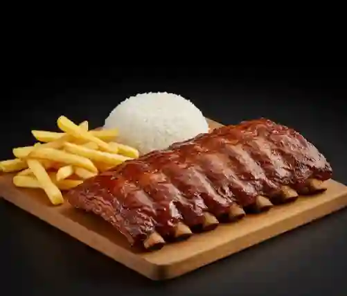 Combo De Costillas Naturales Bbq