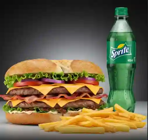 Combo Hamburguesa Doble Carne