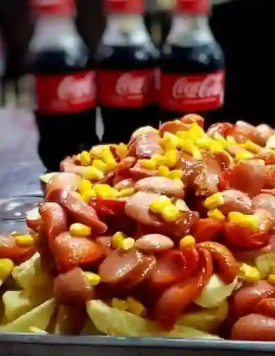Combo Salchipapa Especial y Gaseosa