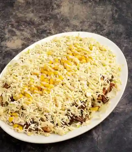 Combo Salchipapa Costeña y Gaseosa