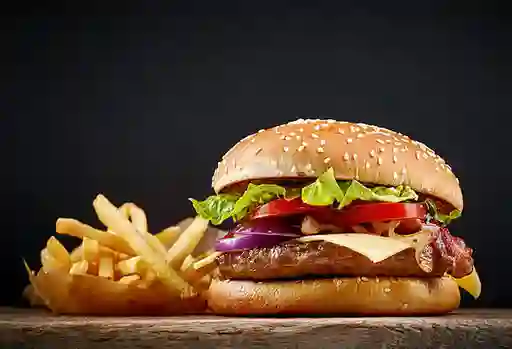 Combo Hamburguesa Clasica con Papas