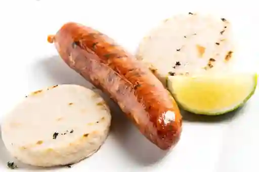 Arepa y Chorizo