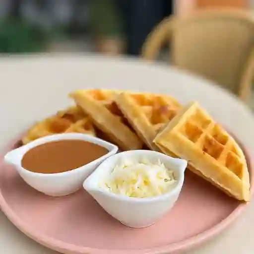 Waffle de Pan de Bono