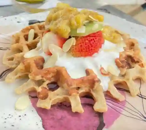 Waffle de Almendra