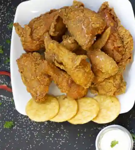 Pollo Entero y Arepa
