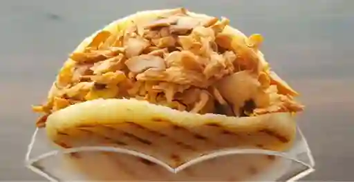Arepa de Pollo y Champiñones