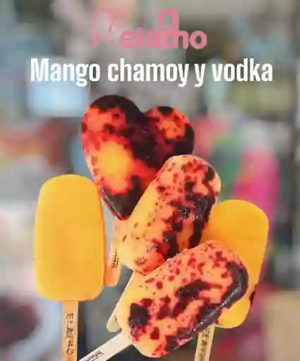 Paleta Mango Chamoy y Vodka