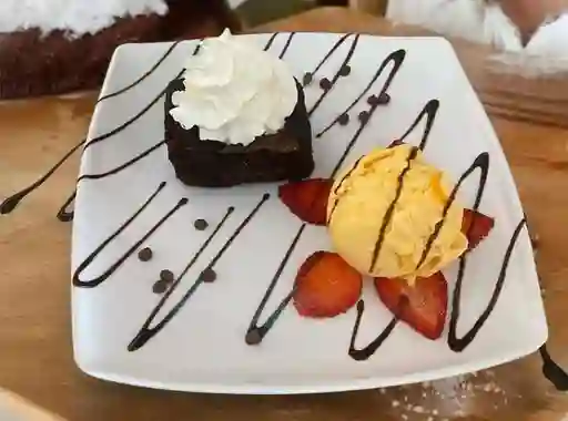 Brownies con Helado