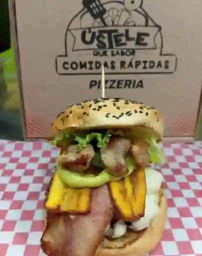 Hamburguesa Pig Plátano