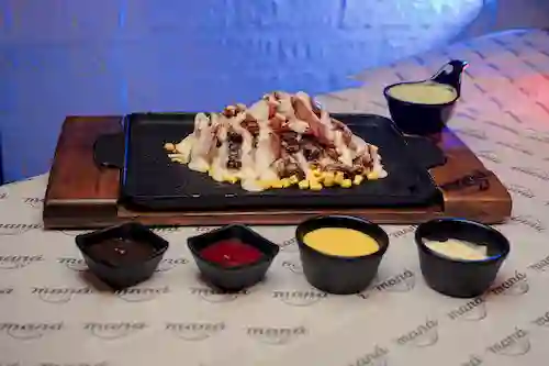 Salchipapa Americano