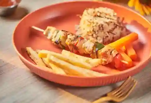Brocheta De Pollo a La Parrilla 100 Gr