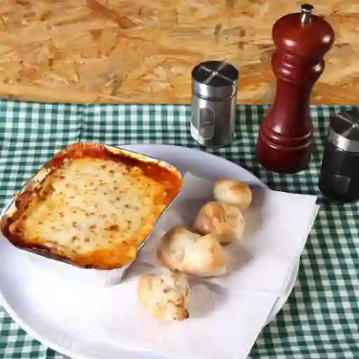 Lasaña Pollo y Champiñones