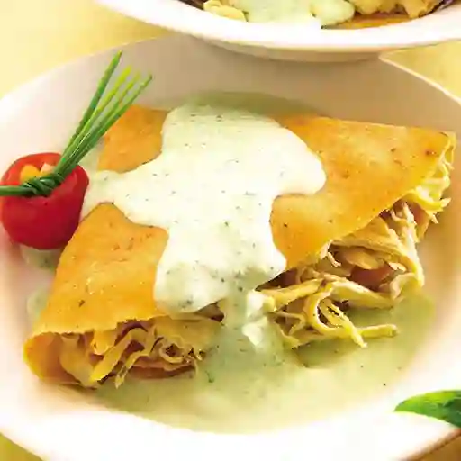 Crepes de Pollo con Rajas