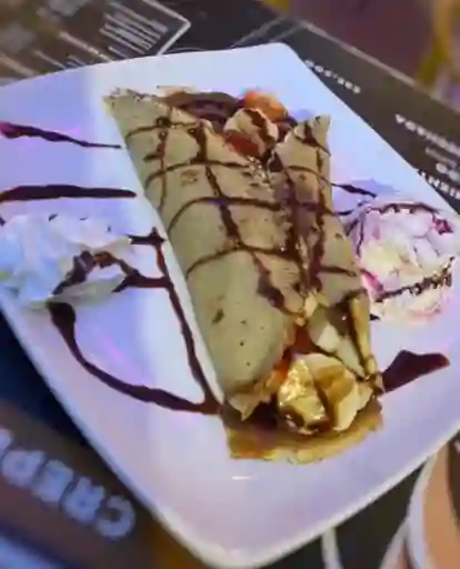 Crepes de Nutella Fresas y Banano