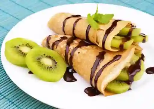 Crepes de Nutella Manzana y Kiwi