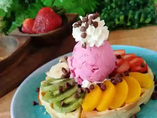 Waffle Frutal