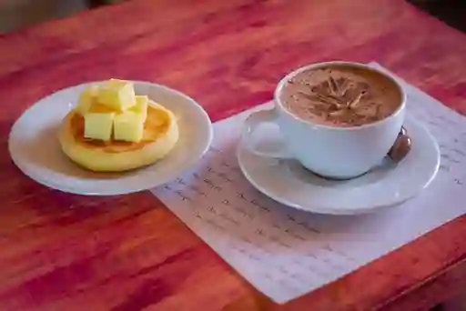 Combo Arepa con Chocolate