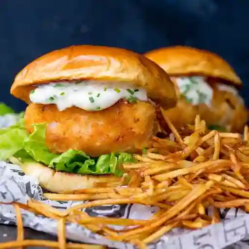 Hamburguesa Pez Crocante "De Primera"