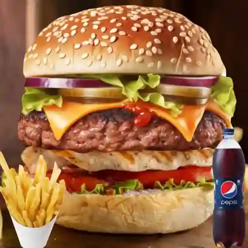 Hamburguesa Súper Boom