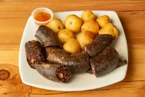 Porción de Rellena y Papa Criolla
