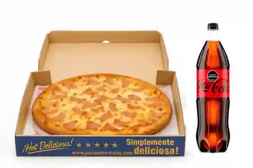 Pizza Americana Grande + Coca Cola 1.5l