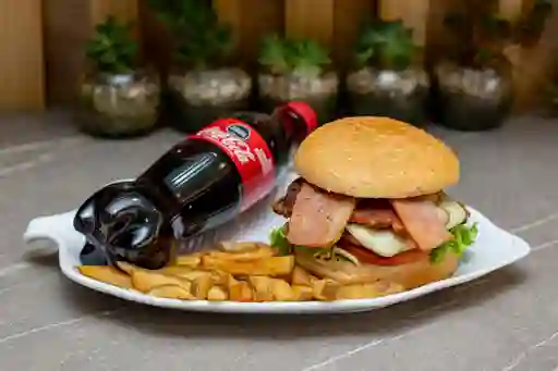 Combo Hamburguesa Tradicional Doble Carne